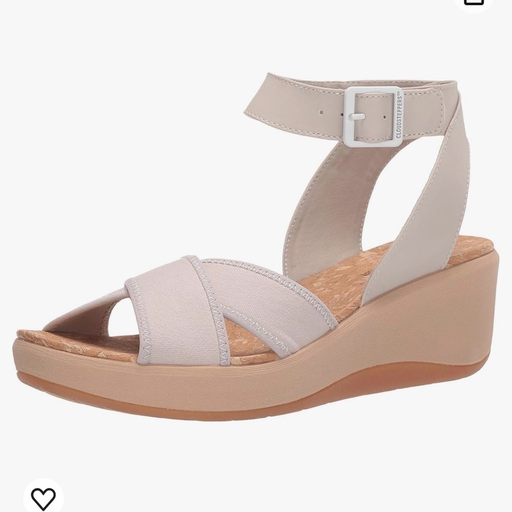 Clarks Cloudsteppers Cali Coast Wedge sandal size 10